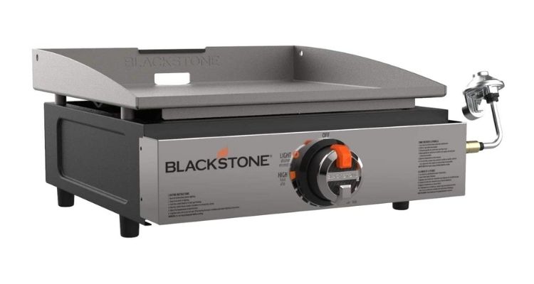 Blackstone 1971 Portable 17 Inch Tabletop Flat Top Grill and Griddle