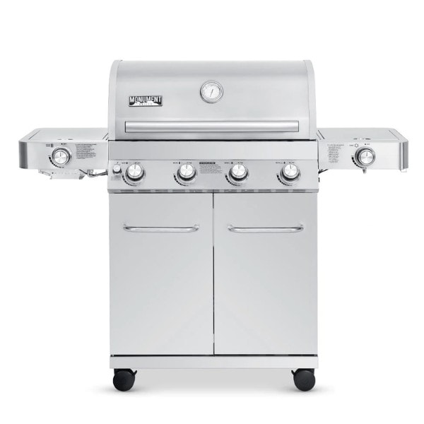 Monument 4-Burner Stainless Steel Propane Gas Grill