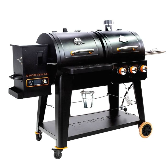 Pit Boss Sportsman PB1230SP Wood Pellet and Gas Combo Grill