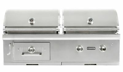 Coyote Centaur 50-Inch Built-In Natural Gas_Charcoal Dual Fuel Grill