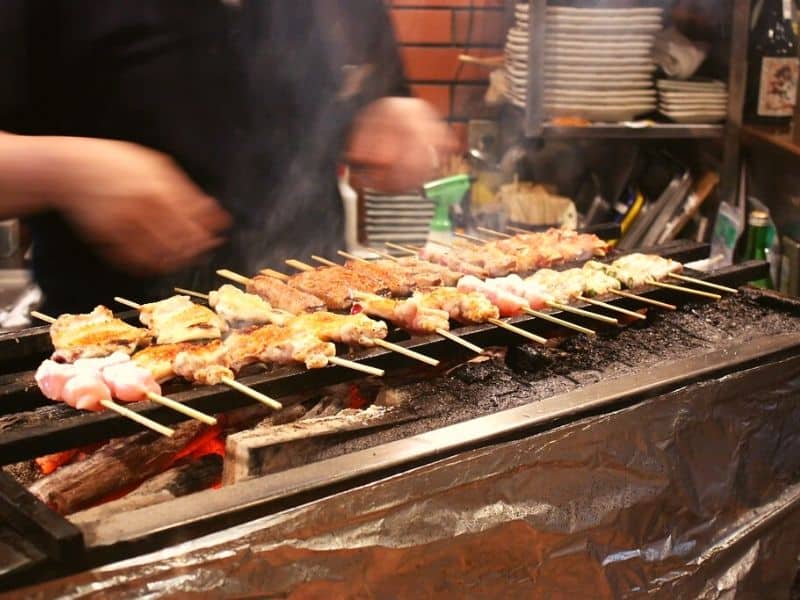 yakitori grill and skewers (1)