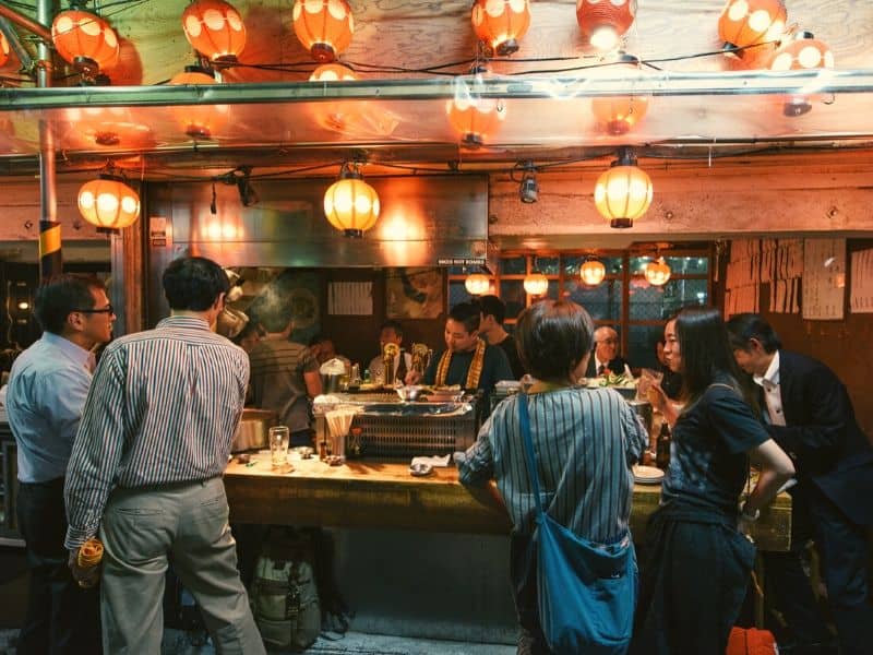 Yakitori Restaurant In Japan 