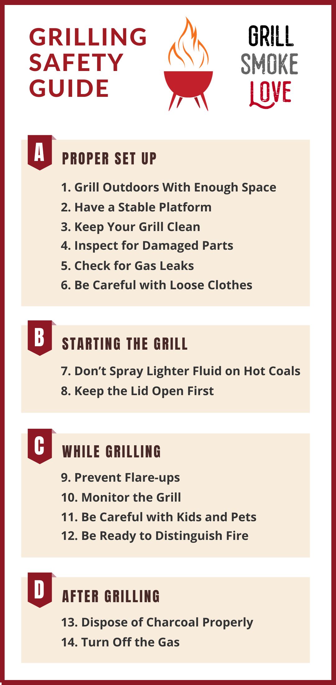 Grilling Safety Guide Infographic