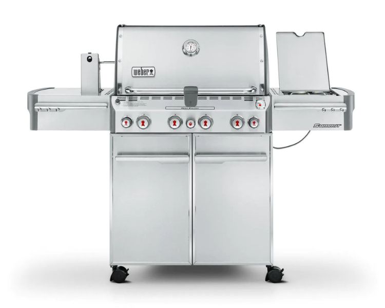 Weber Summit S-470 Propane Natural Gas Grill with Rotisserie