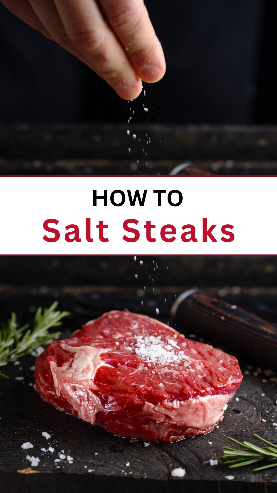 how to salt steak