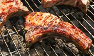 t bone steaks grilled on medium high heat