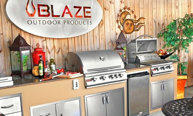 Blaze outdoor kitchen