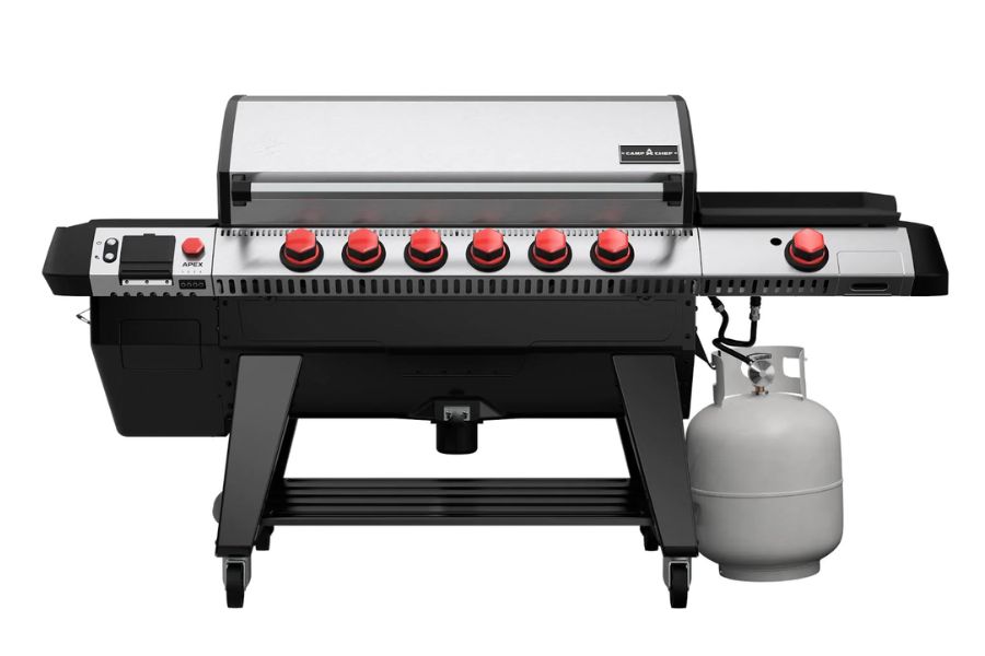 Camp Chef Apex 36-Inch Pellet Grill with Gas Kit and Sidekick