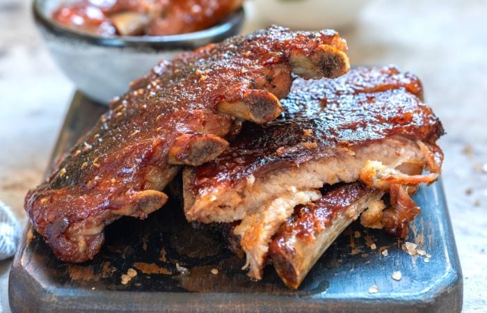 smoked pork ribs