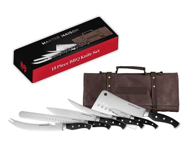 Master Maison 15-Piece Durable Professional Kitchen Knife Set