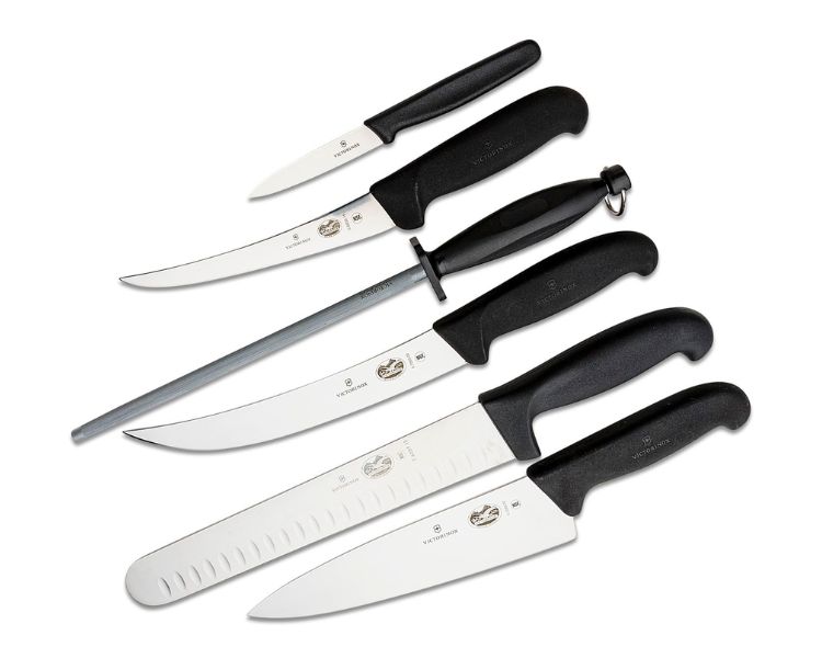 Victorinox Fibrox Pro Ultimate 7-Piece Competition BBQ Knife Set