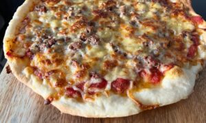 grilled pizza
