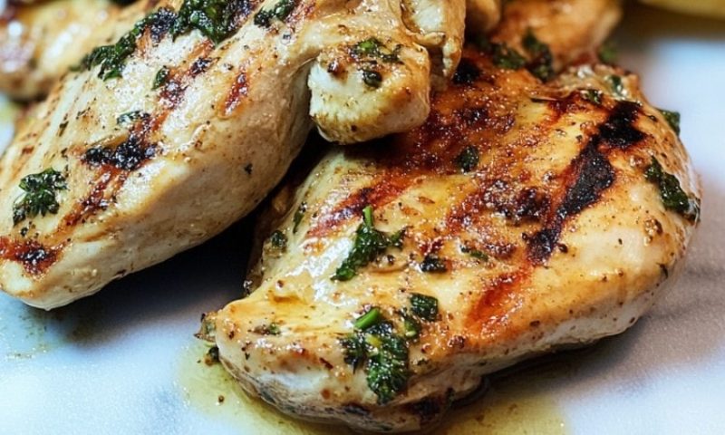 Lemon Parsley Grilled Chicken Breast